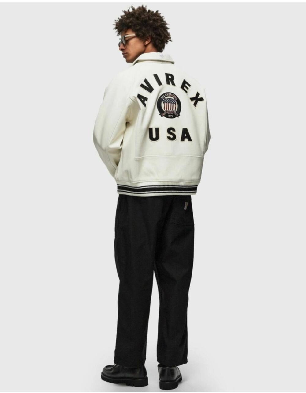 Avirex Icon Jacket White College Jackets